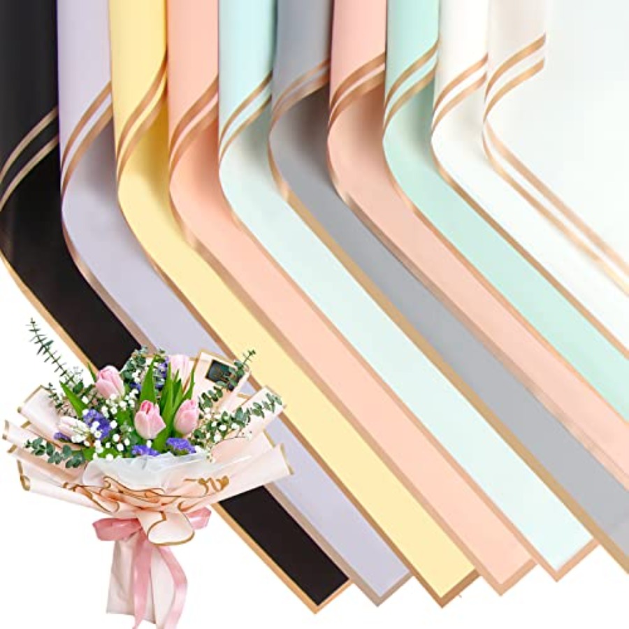 Flower Supply - 20 Sheets Flower Wrapping Paper, Waterproof