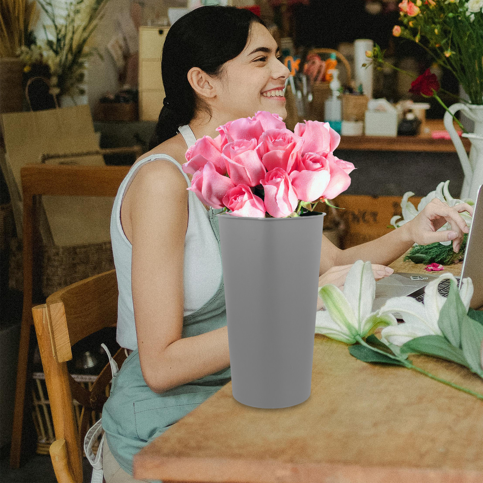 Creative Triangular Bucket Tal - Florist Supply Buckets 리뷰 및 가격
