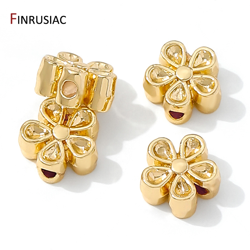 14K Gold Plated Brass Flower S - Flower Supply 리뷰 및 가격