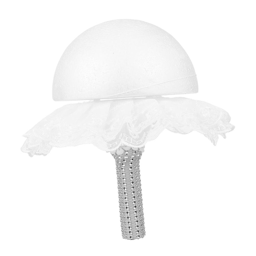 Sweet White Lace Foam Bouquet  - Bouquet Holder Foam 리뷰 및 가격