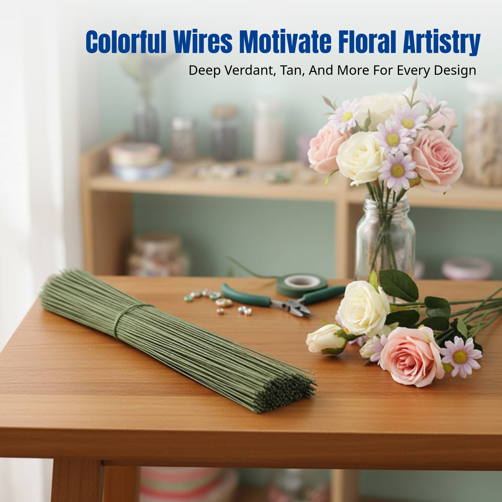 DIY Handcraft Floral Stem Wire - Flower Supply 리뷰 및 가격