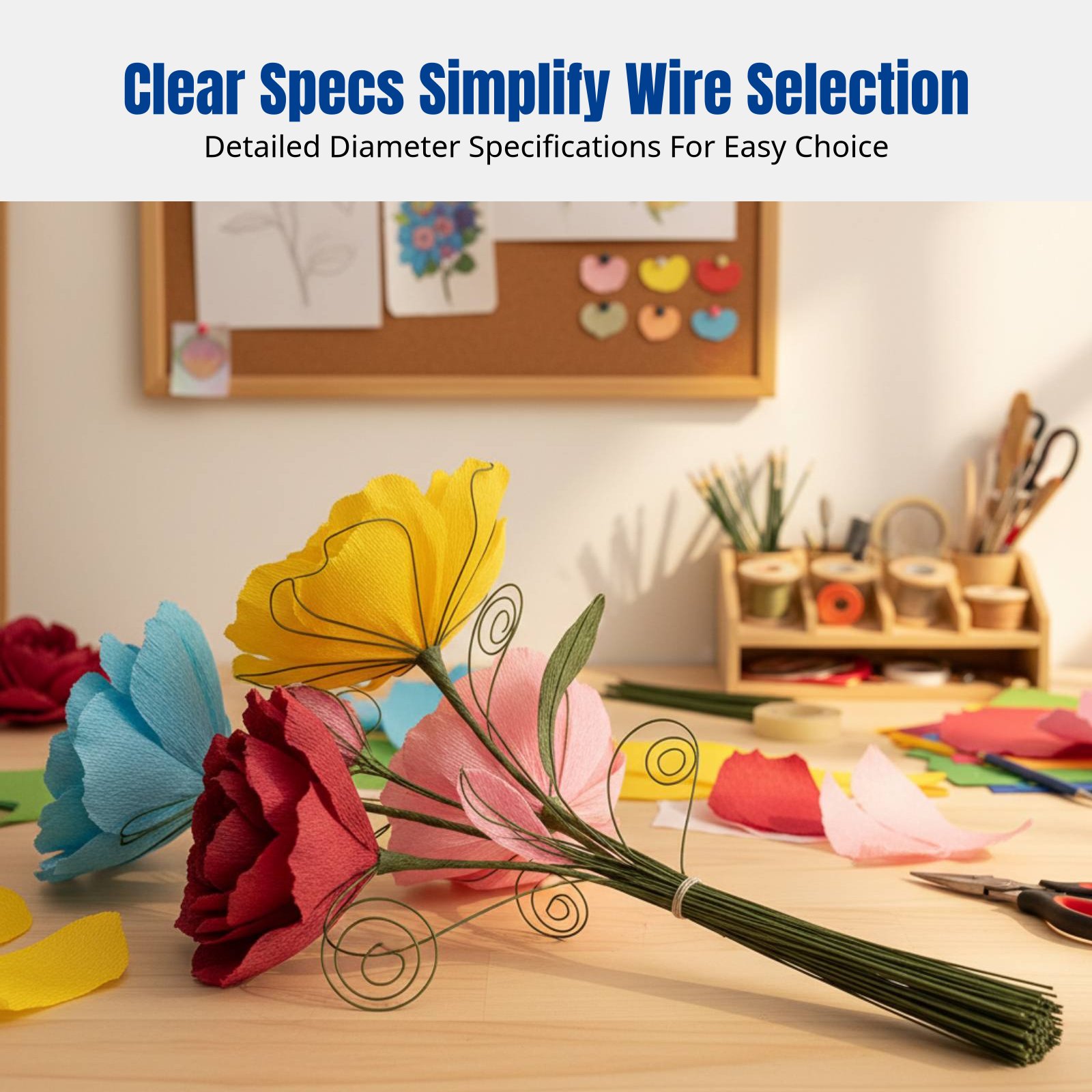 DIY Handcraft Floral Stem Wire - Flower Supply 리뷰 및 가격