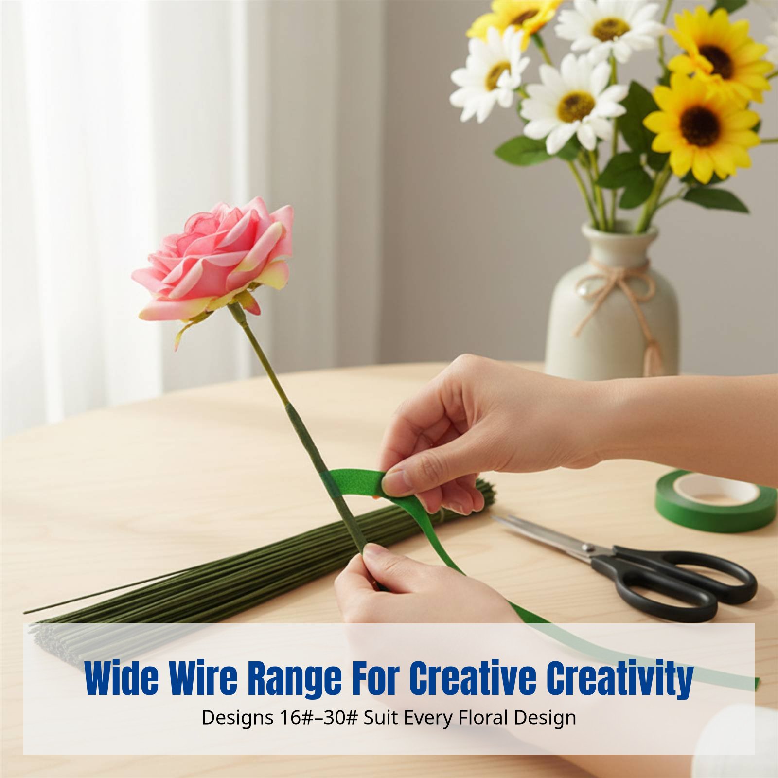DIY Handcraft Floral Stem Wire - Flower Supply 리뷰 및 가격
