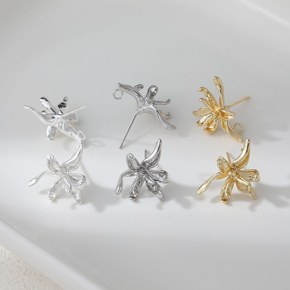 4PCS Dainty Flower Shape Ear S - Flower Supply 리뷰 및 가격