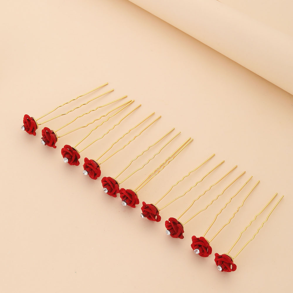 10Pcs Rose Hair Accessories We - Flower Supply 리뷰 및 가격