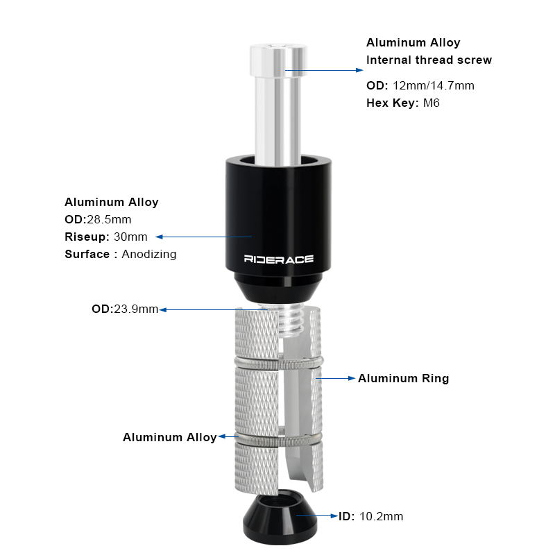 Bicycle Handlebar Stem Height  - Stem Extender Tube 리뷰 및 가격