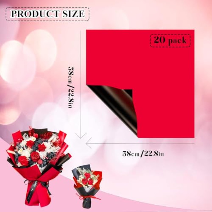 20 Sheets Flower Wrapping Pape - Flower Supply 리뷰 및 가격