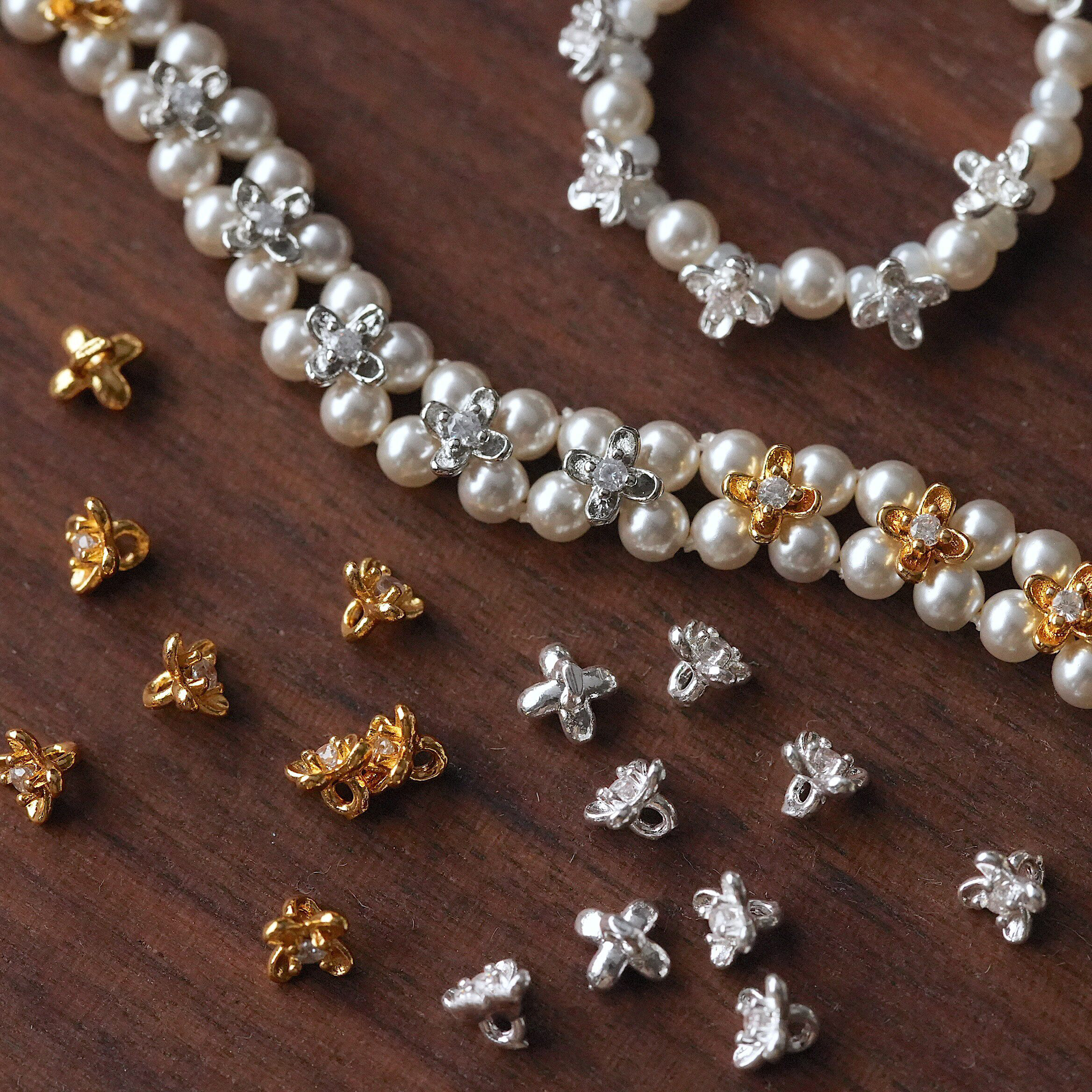 20PCS Gold Plated Brass Mini Z - Flower Supply 리뷰 및 가격