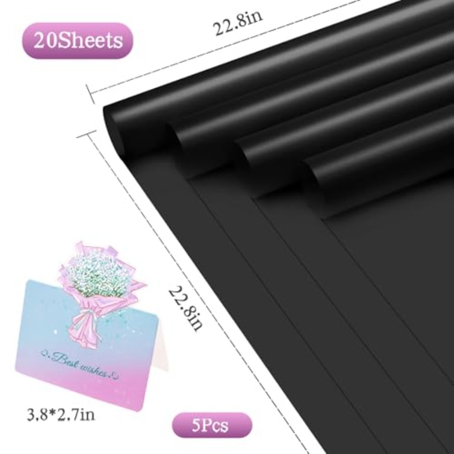 20 Sheets Flower Wrapping Pape - Flower Supply 리뷰 및 가격