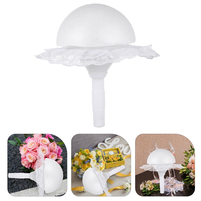 1 set Foam Hemisphere Lace Bri - Bouquet Holder Foam 리뷰 및 가격
