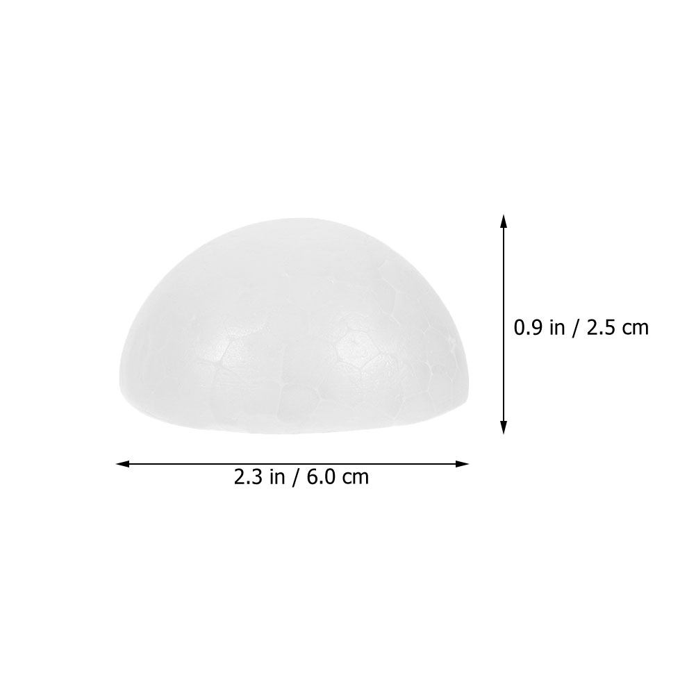 50Pcs White Half Ball Foam Flo - Bouquet Holder Foam 리뷰 및 가격