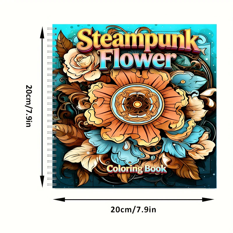 Coloring Book Steampunk Flower - Flower Supply 리뷰 및 가격
