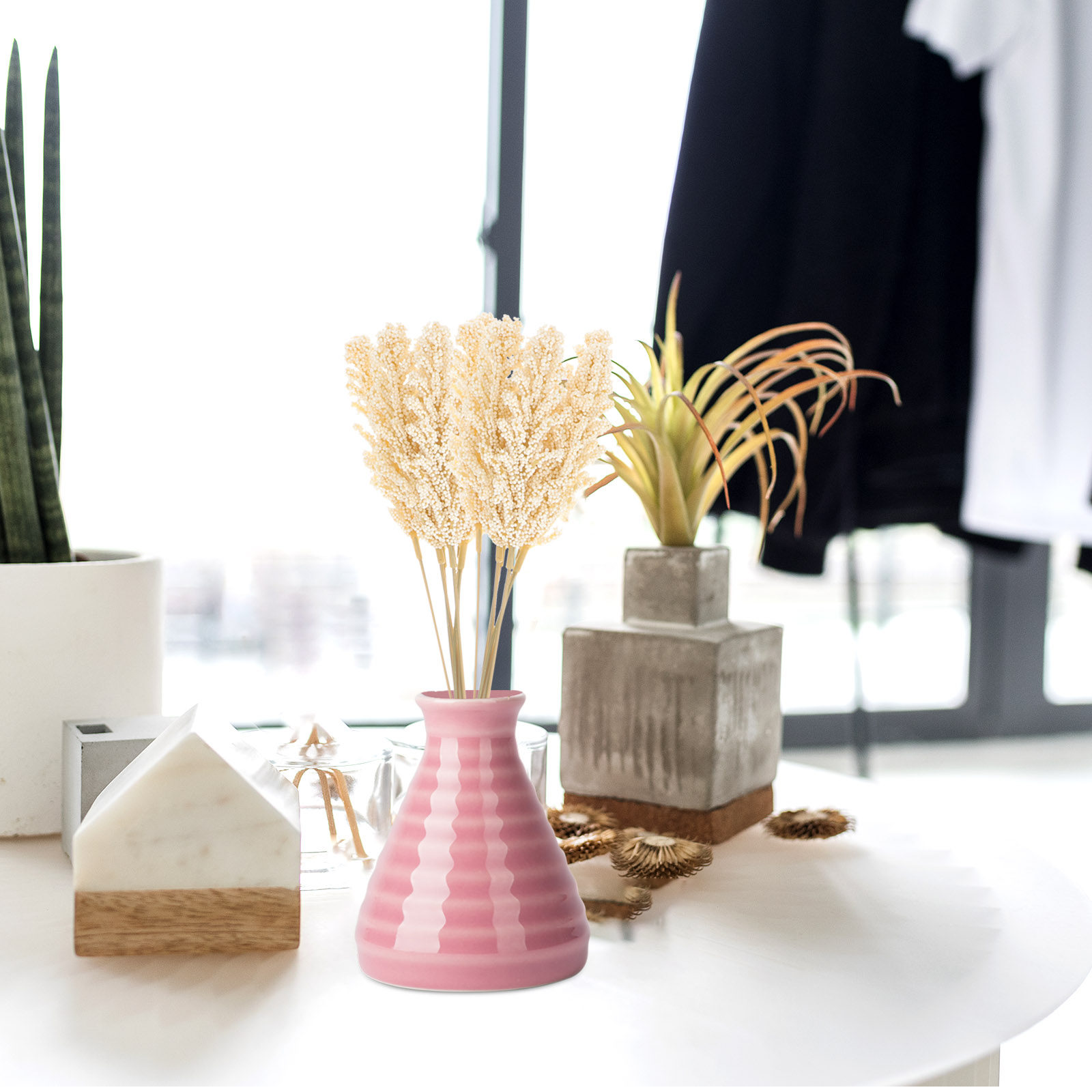 2 Bunches Artificial Wheat Ste - Dried Flower Bunch 리뷰 및 가격