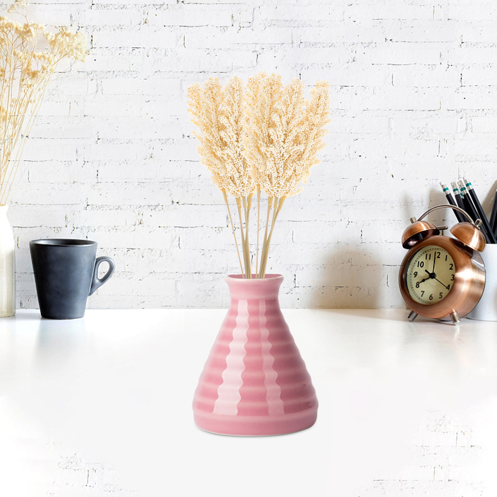 2 Bunches Artificial Wheat Ste - Dried Flower Bunch 리뷰 및 가격