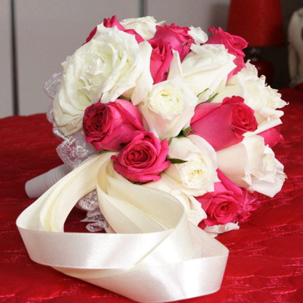 DIY White With Lace Handle Flo - Bouquet Holder Foam 리뷰 및 가격