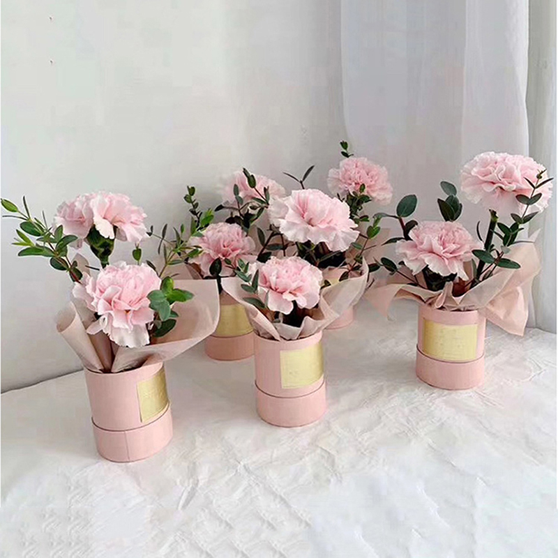 Round Flower Paper Box With Li - Florist Supply Buckets 리뷰 및 가격