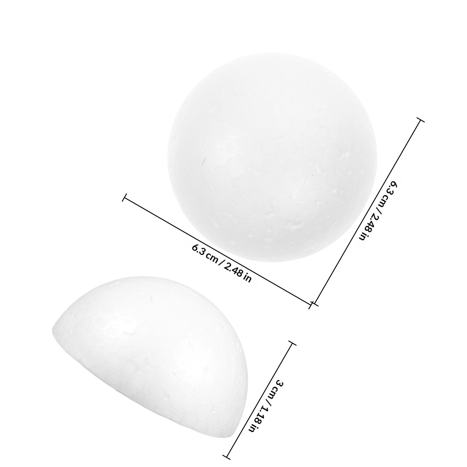 12Pcs Foam Half Balls Unpainte - Bouquet Holder Foam 리뷰 및 가격
