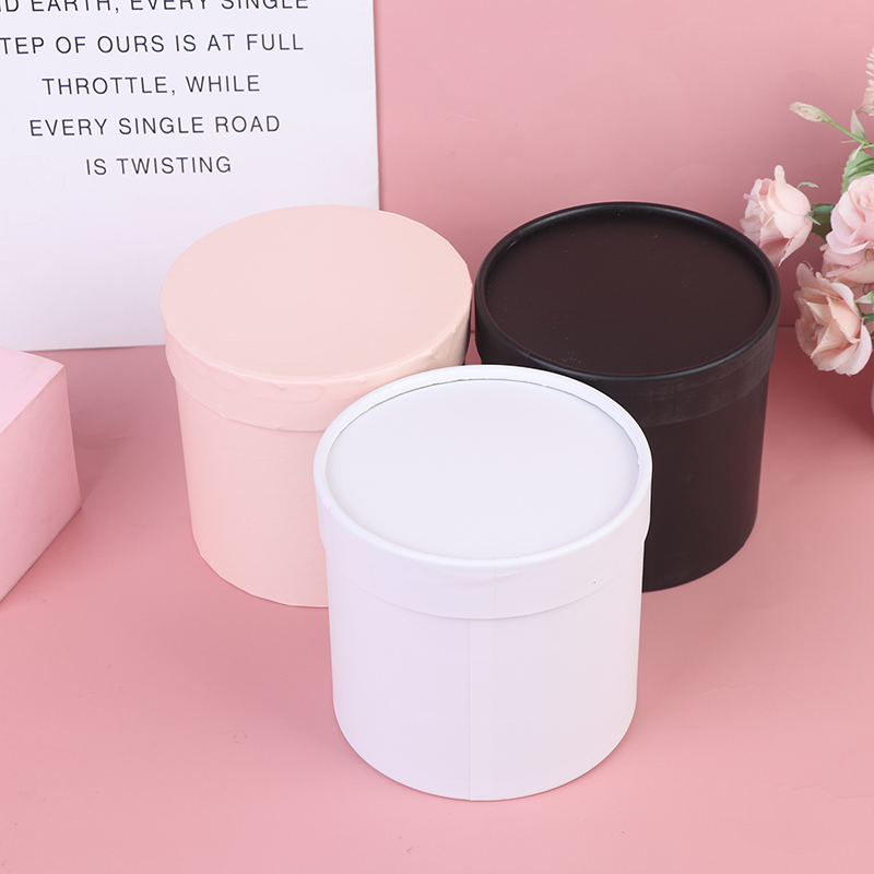 1PC Round Flower Paper Gift Bo - Florist Supply Buckets 리뷰 및 가격