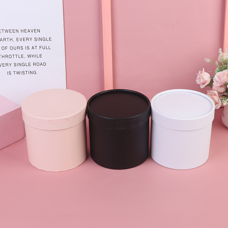 1PC Round Flower Paper Gift Bo - Florist Supply Buckets 리뷰 및 가격