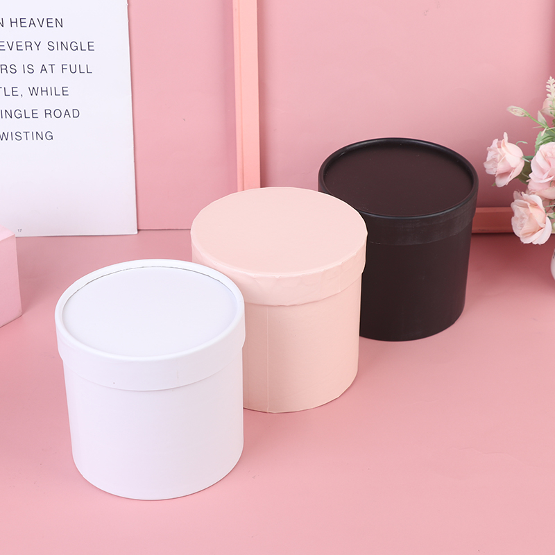 1PC Round Flower Paper Gift Bo - Florist Supply Buckets 리뷰 및 가격